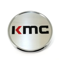 KMC Chrome wheel center cap, part KM-968-CH