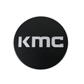 KMC Satin Black wheel center cap, part KM702CAPB-SB