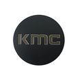 KMC Satin Black wheel center cap, part KM704CAPB-DT