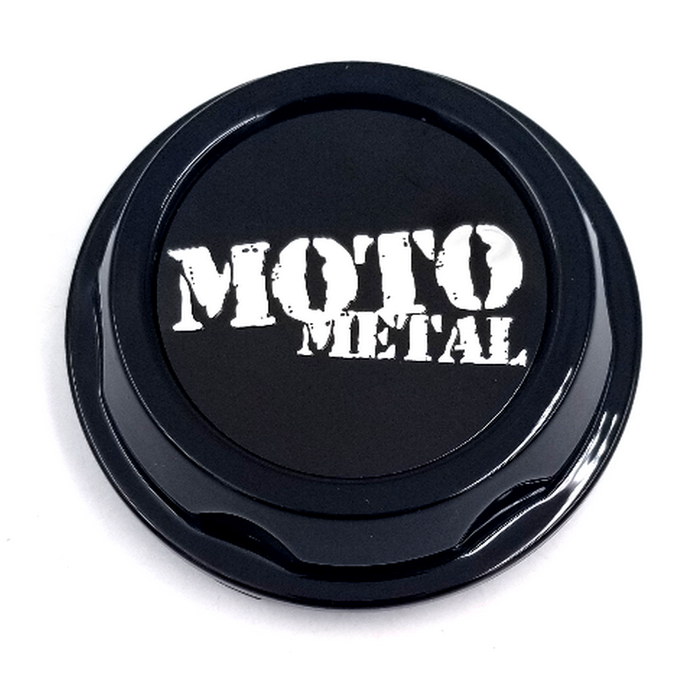 Moto Metal Gloss Black wheel center cap, part MO479K95-GB