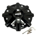 Moto Metal Gloss Black wheel center cap, part MO825L214GB