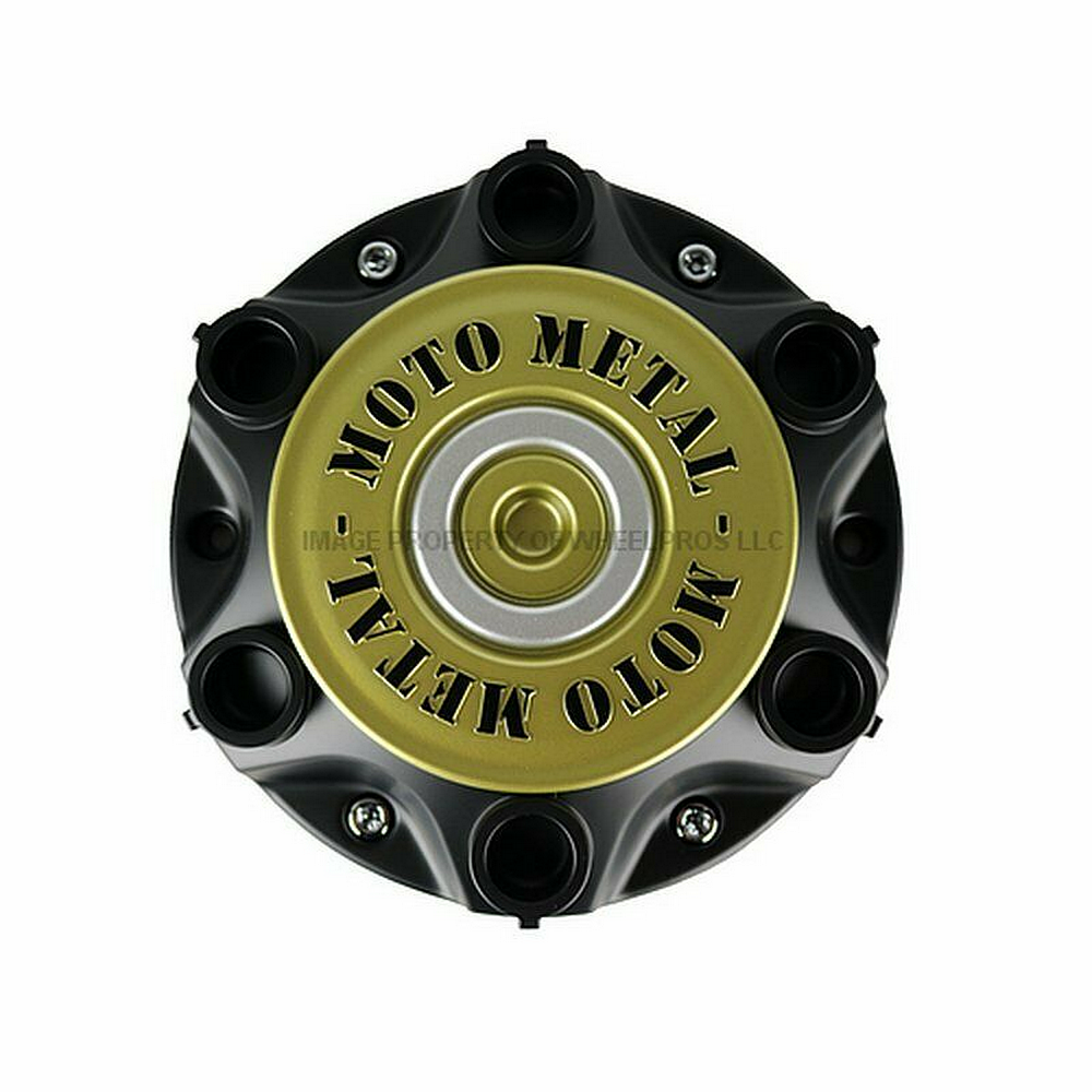 Moto Metal Satin Black wheel center cap, part MO979CAPA1-SB