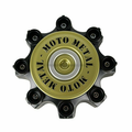 Moto Metal Satin Black wheel center cap, part MO979CAPA2-SB