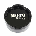 Moto Metal Gloss Black wheel center cap, part MO983CAPB3-GB