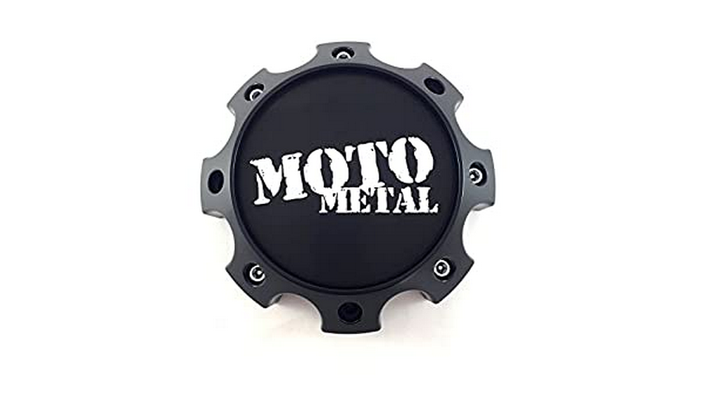 Moto Metal Black wheel center cap, part MO989S05