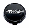 American Racing Gloss Black wheel center cap, part SC-223-GB