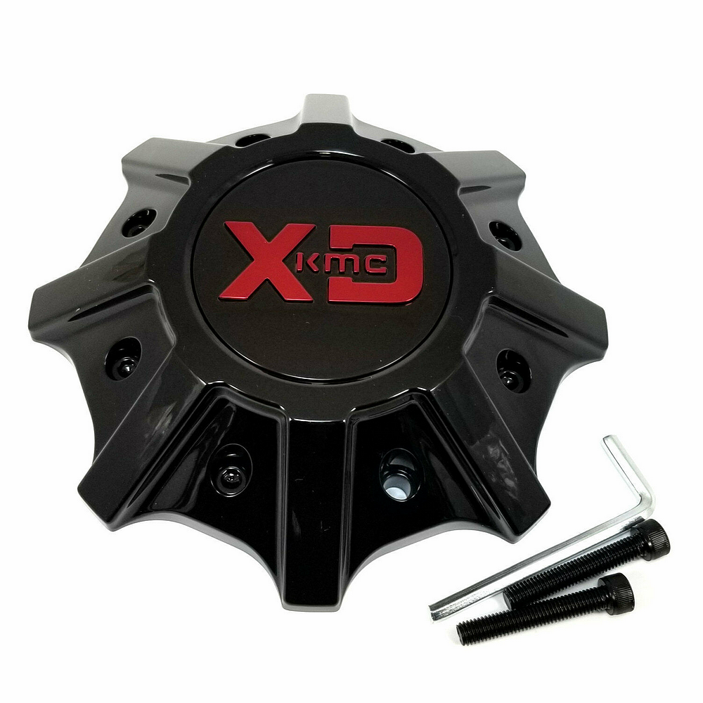 XD Gloss Black wheel center cap, part T148L215-H48-S5