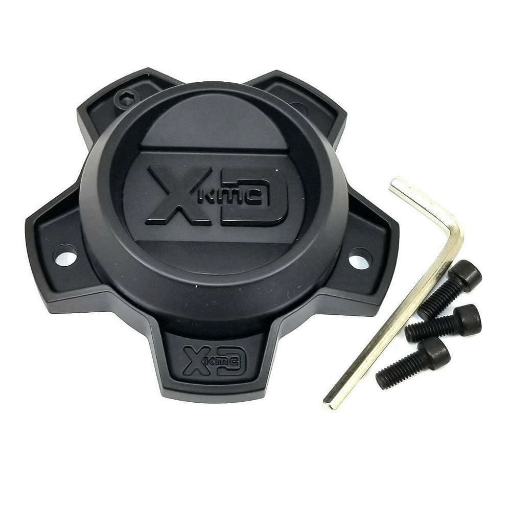 XD Matte Black wheel center cap, part T150H120-5-H30-S2