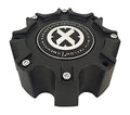 Pre-owned American Racing Black Teflon wheel center cap, part 377B1708HT