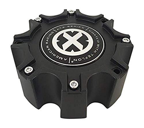 Pre-owned American Racing Black Teflon wheel center cap, part 377B1708HT