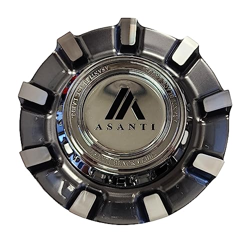 Asanti Black Gloss Black wheel center cap, part 1002-82AD