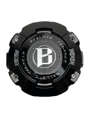 Ballistic Gloss Black wheel center cap, part OR-NB-1