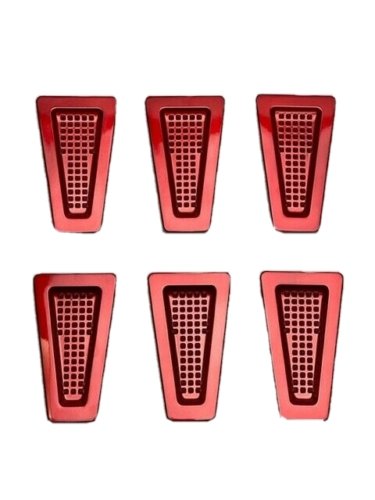 Ballistic Gloss Red wheel center cap, part ACC1