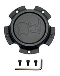 Pre-owned Black Rhino Matte Black wheel center cap, part CCBR65150MM