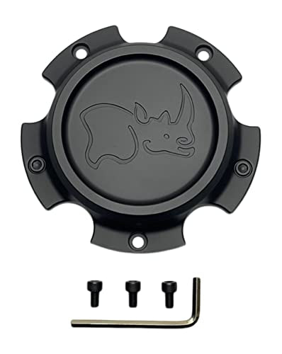 Pre-owned Black Rhino Matte Black wheel center cap, part CCBR65150MM