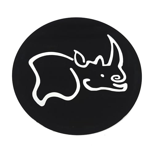 Black Rhino Black wheel center cap, part TE82CCBR3B