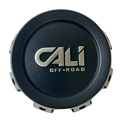 Cali Off-Road Matte Black wheel center cap, part C109105B02-CALI-F