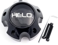 Part 1079L121HE1GB: Helo Replacement Center Cap | Gloss Black / Chrome