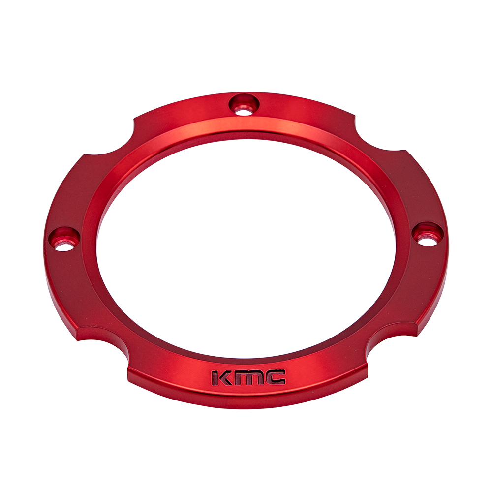 KMC Powersports CAPRING244-RED Center Cap Ring | Anodized Red