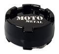 Part MO983CAPB1-GB: Moto Metal Replacement Center Cap | Gloss Black / Chrome