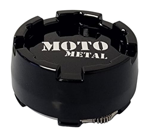 Part MO983CAPB1-GB: Moto Metal Replacement Center Cap | Gloss Black / Chrome