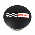 Cray Black wheel center cap, part CCCRAY6BK