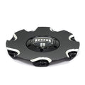 DUB Black and Machined wheel center cap, part 26110-15BME