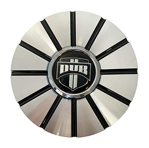 DUB Black and Machined wheel center cap, part 38330-15MBL