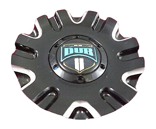 DUB Gloss Black wheel center cap, part 36410-15GB