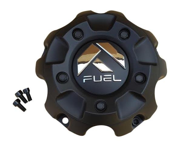 Fuel Matte Black wheel center cap, part 1001-56B