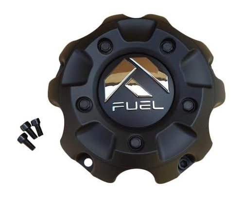 Fuel Matte Black wheel center cap, part 1001-56B