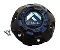 Fuel Gloss Black wheel center cap, part 1002-50GB