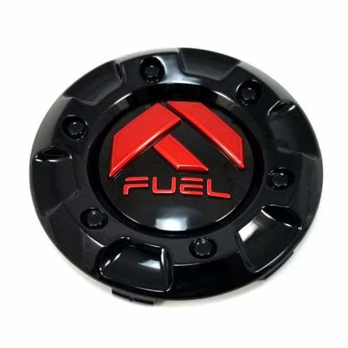 Fuel Gloss Black wheel center cap, part 1001-58CEN-GBQ