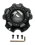 Pre-owned Fuel Matte Black wheel center cap, part 1001-61B