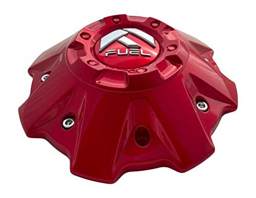 Pre-owned Fuel Gloss Red wheel center cap, part 1001-63GQC
