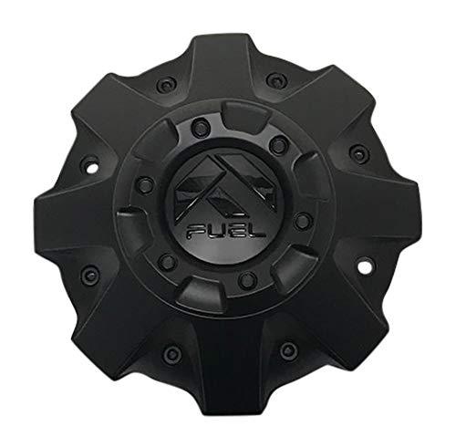 Fuel Matte Black/Gloss Black Logo wheel center cap, part 1001-63MBGB