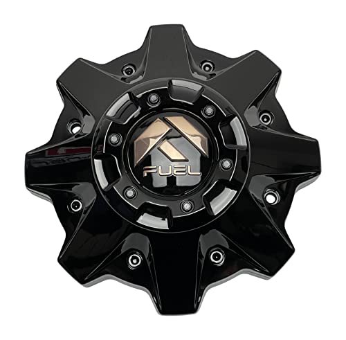 Fuel Gloss Black wheel center cap, part 1002-53GBPZ