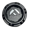 Fuel Matte Black wheel center cap, part 1005-49BLD