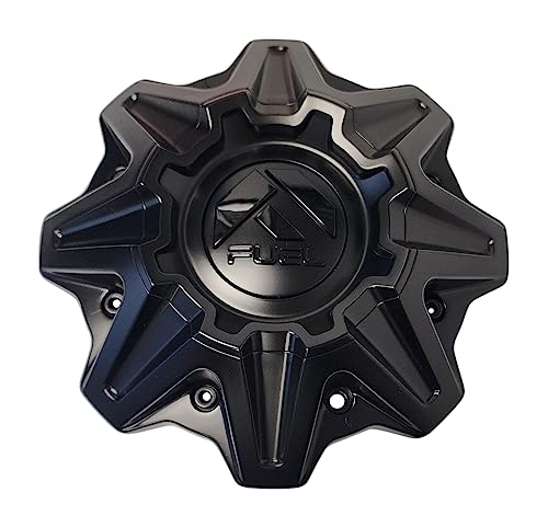 Fuel Matte Black wheel center cap, part 1007A64BLD