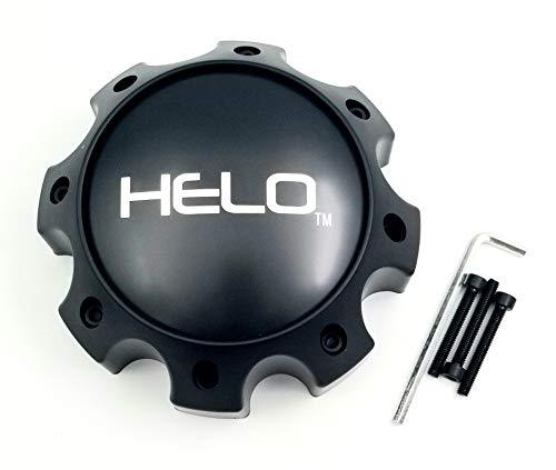 Pre-owned Helo Satin Black wheel center cap, part 1079L170HE1SB