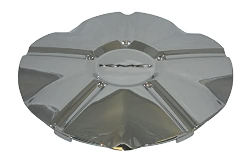 KMC Chrome wheel center cap, part 1000124