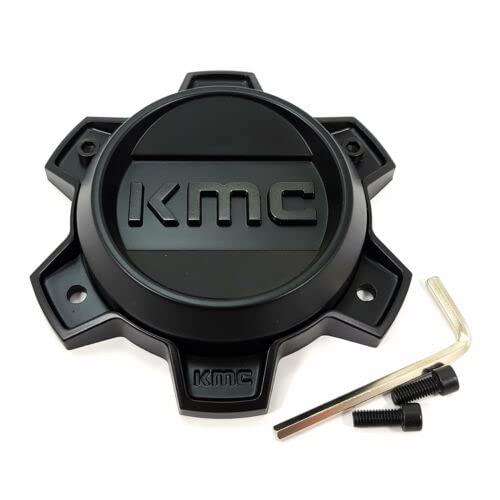 KMC Satin Black wheel center cap, part T164H145-6-H30-S3