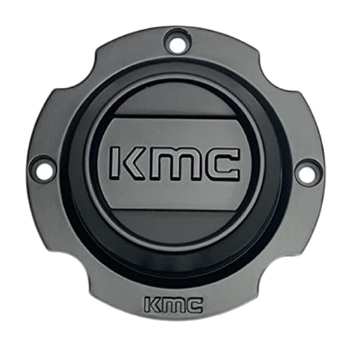 KMC Powersports Satin Black wheel center cap, part KS2CAP141548-SB