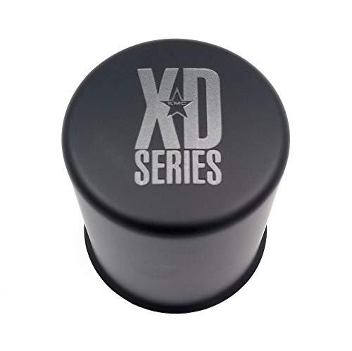 Pre-owned KMC XD Series Matte Black wheel center cap, part 1001343B