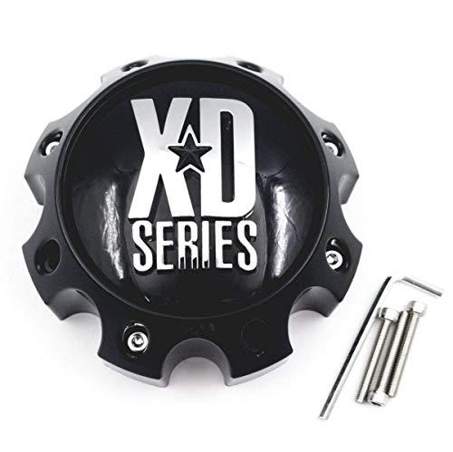 KMC XD Series Gloss Black wheel center cap, part 1079L170GB