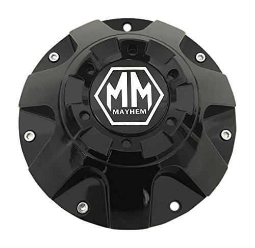 Mayhem Gloss Black wheel center cap, part C108060B-L
