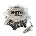 Moto Metal Chrome wheel center cap, part T142L215-H48-C1