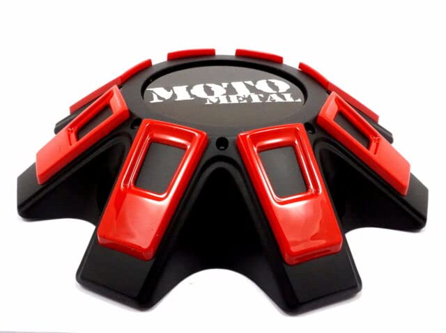 Moto Metal Red wheel center cap, part M-947SB
