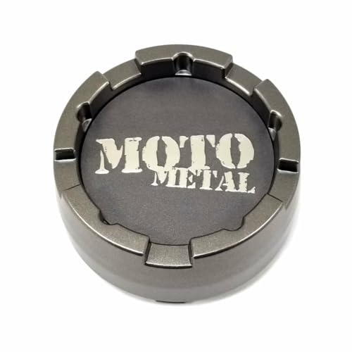 Moto Metal Satin Gray wheel center cap, part MO983CAPB1-SG