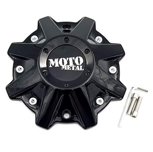 Moto Metal Gloss Black wheel center cap, part MO479L214GBO